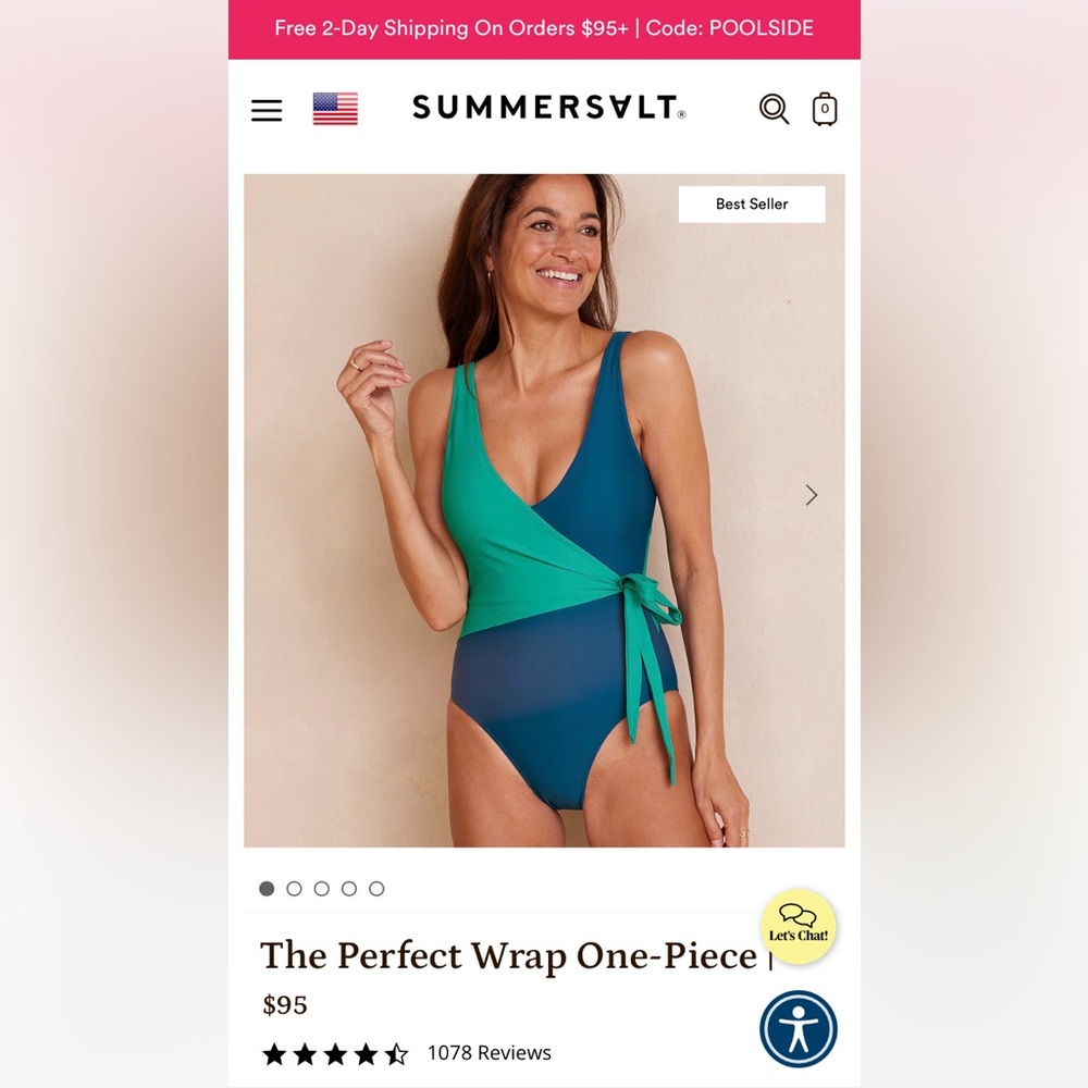 Summersalt The Perfect Wrap Swimwuit